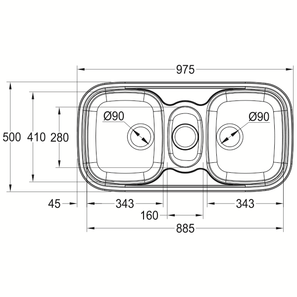 Picture of QUINLINE QLX670 SINK