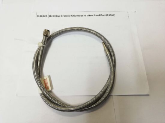 Picture of G4 Hydrotap Braided CO2 hose & olive Res&Com