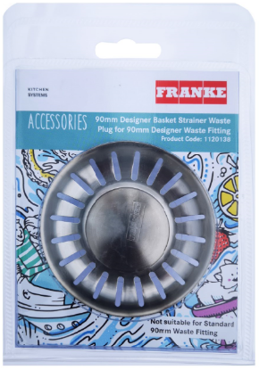 Picture of BASKET STRAINER WASTE PLUG FOR 90MM DESIGNER WASTE