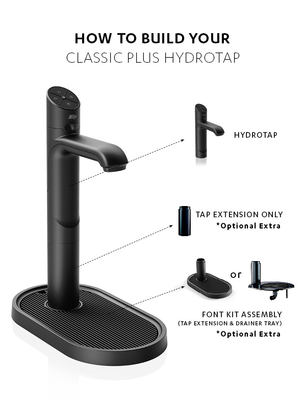 Picture of ZIP Hydrotap G5 Classic Plus BCS Residential Matt Black