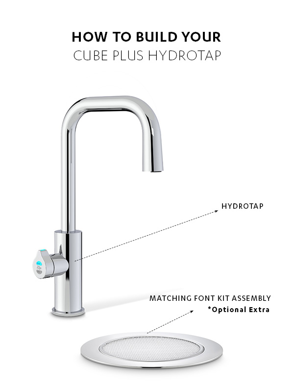 Picture of ZIP Hydrotap G5 Cube Plus BCS Residential Chrome