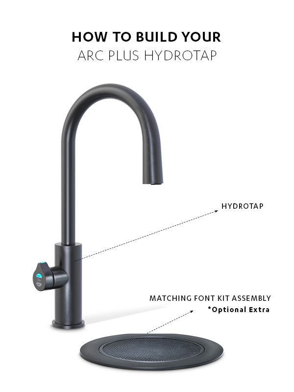 Picture of ZIP Hydrotap G5 Arc Plus BC Residential Matt Black