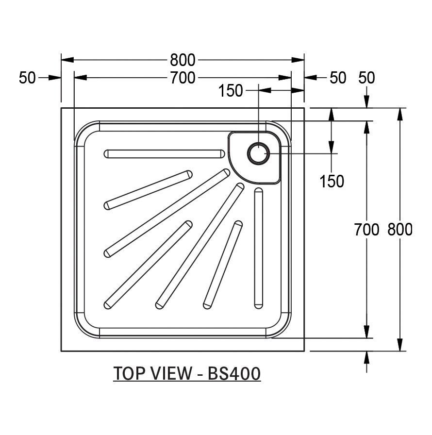 Picture of BS400 SHOWER TRAY