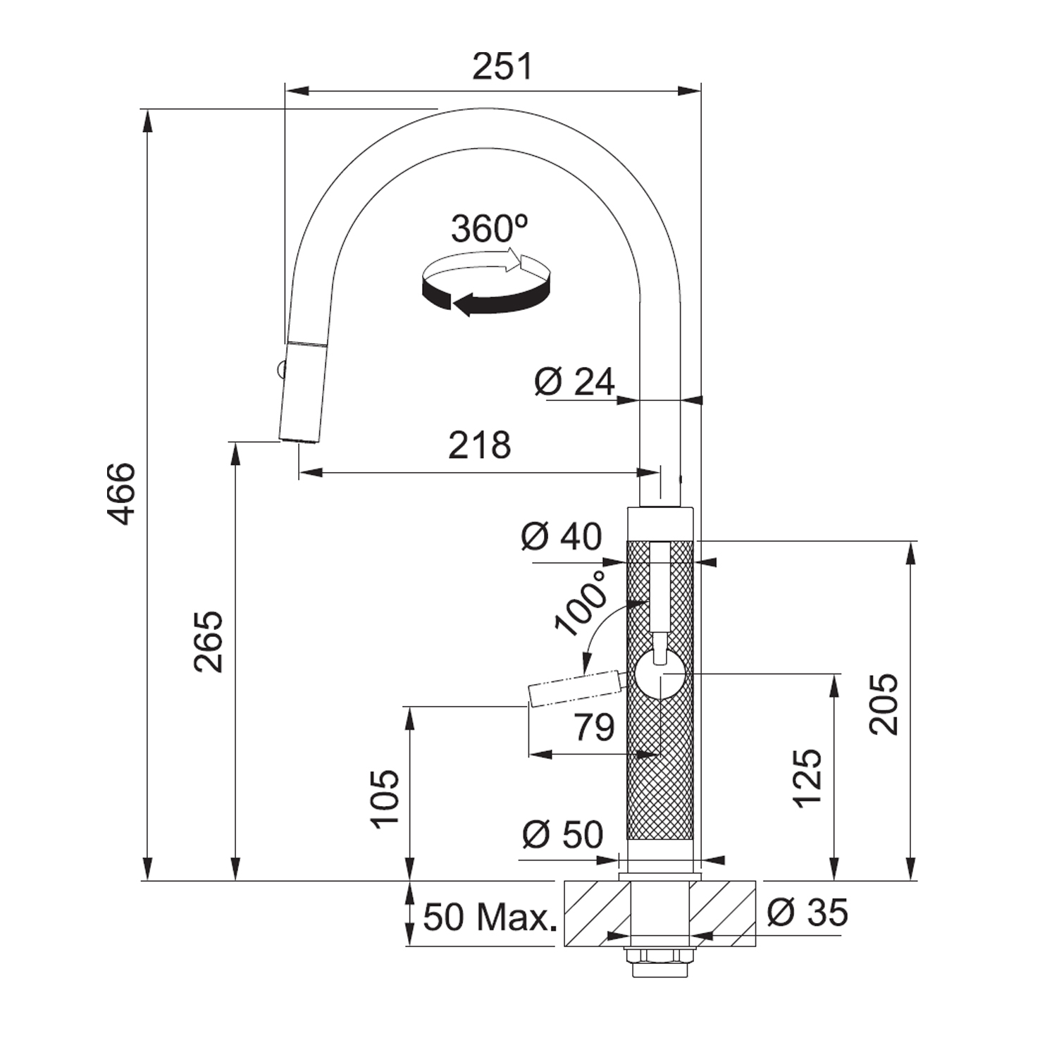 Picture of Mythos Masterpiece J Retractable  Gold