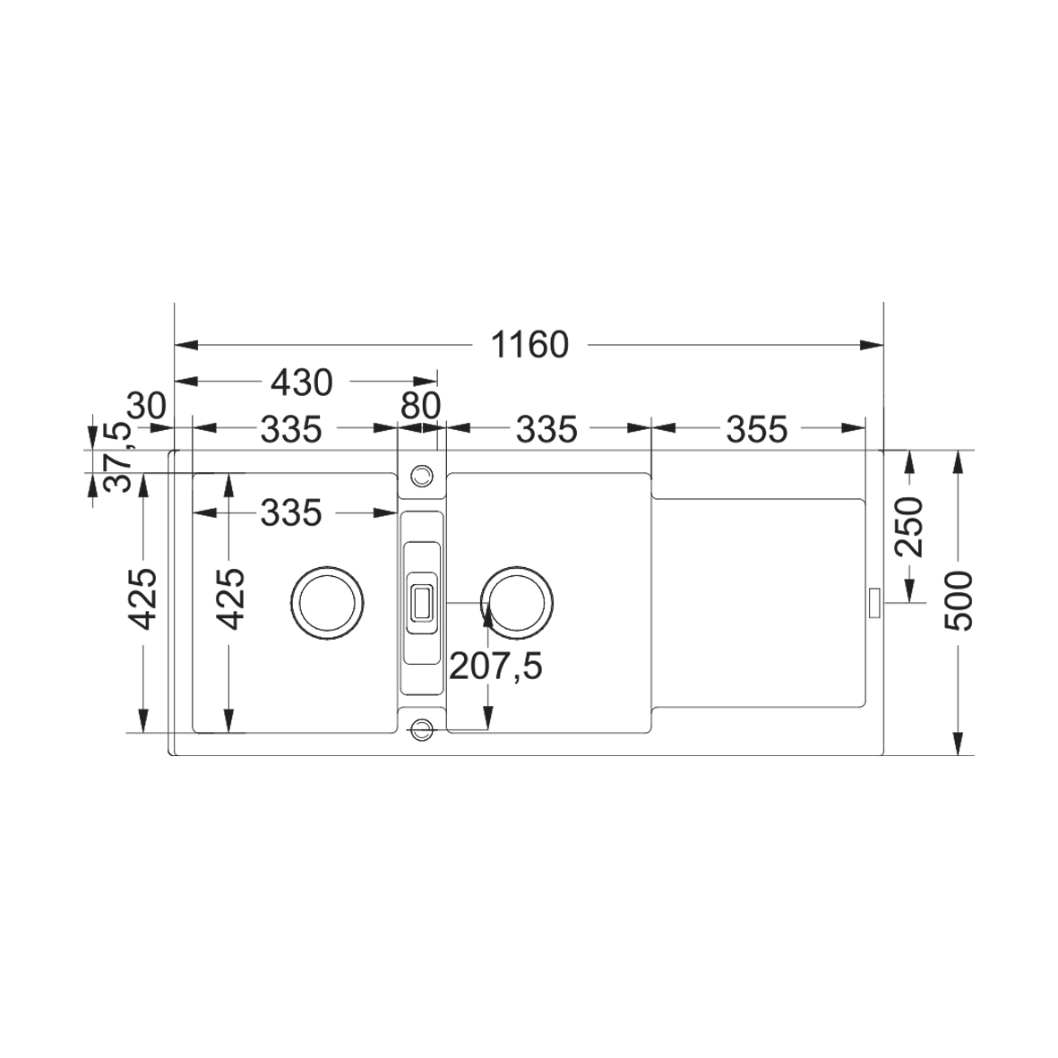 Picture of Maris MRG621 Matt Black