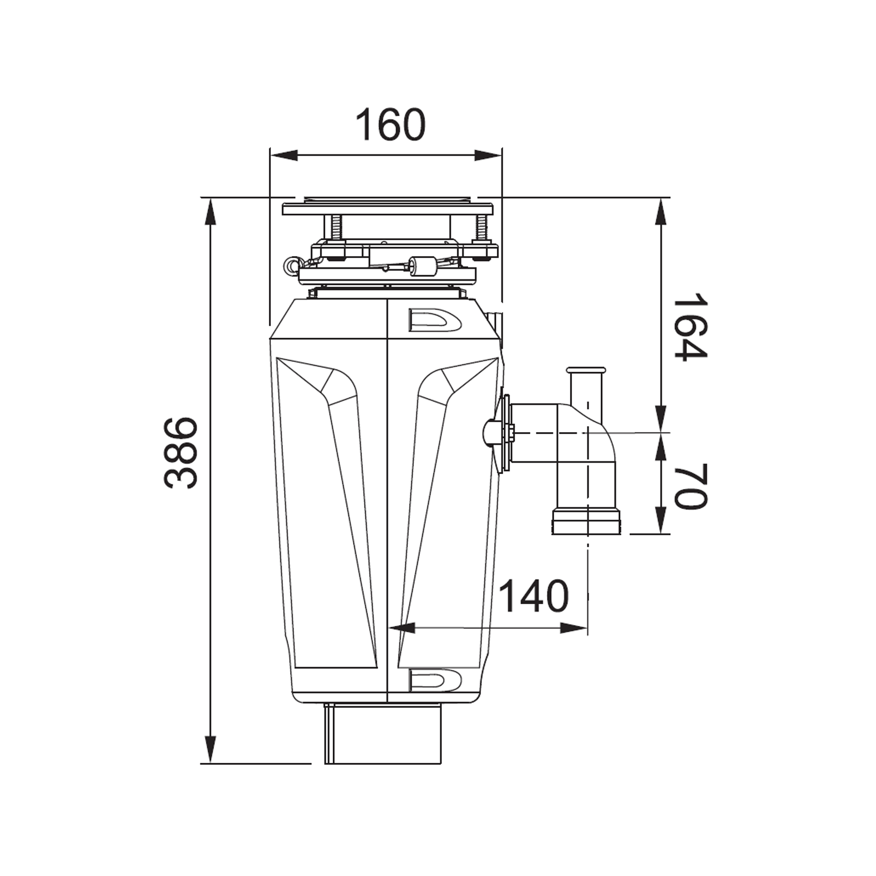 Picture of SLIM100 Food Waste Disposer