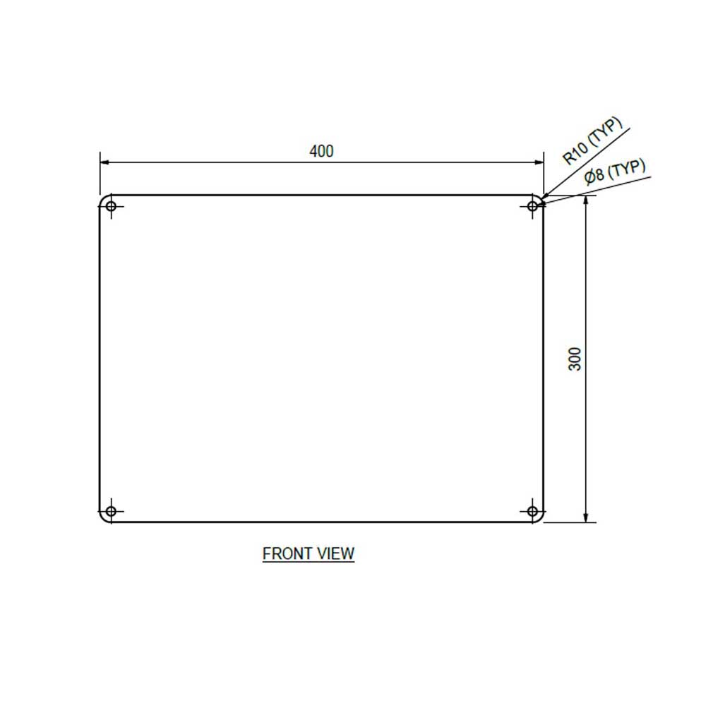 Picture of Stainless Steel Nova Mirror Nova NOX401
