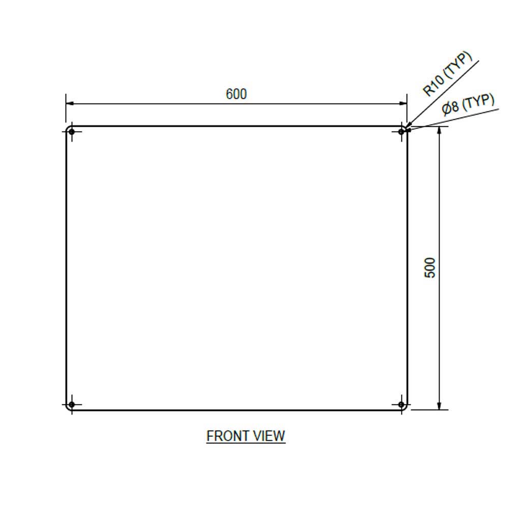 Picture of Stainless Steel Mirror Nova NOX601